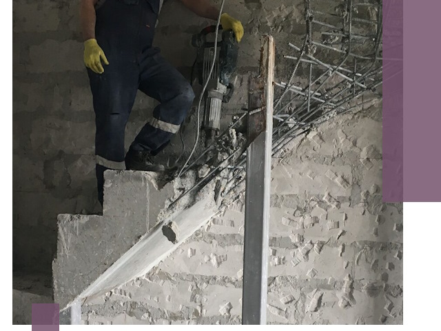 Демонтаж металлических и бетонных лестниц в Сасове