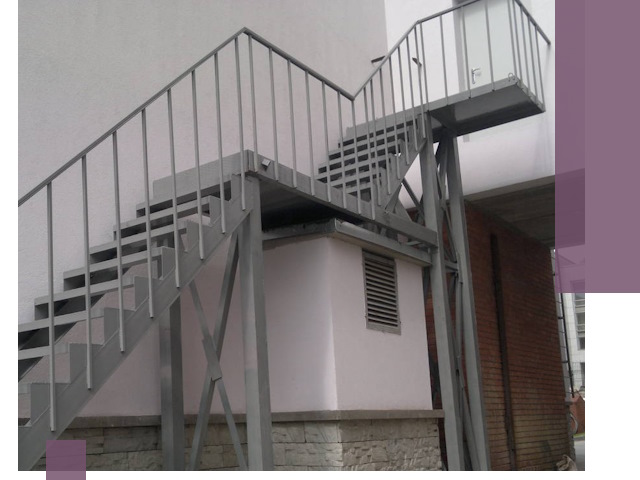 Монтаж пожарных лестниц под ключ в Сасове с гарантией качества