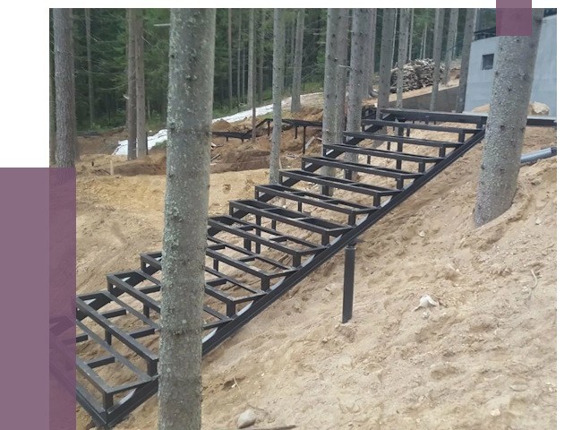 Монтаж металлических лестниц в Сасове от 13389 руб. 