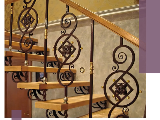 Изготовление кованых лестниц под ключ в Сасове