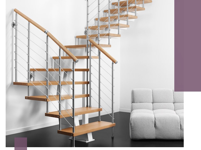 Модульные лестницы под ключ в Сасове — монтаж и изготовление