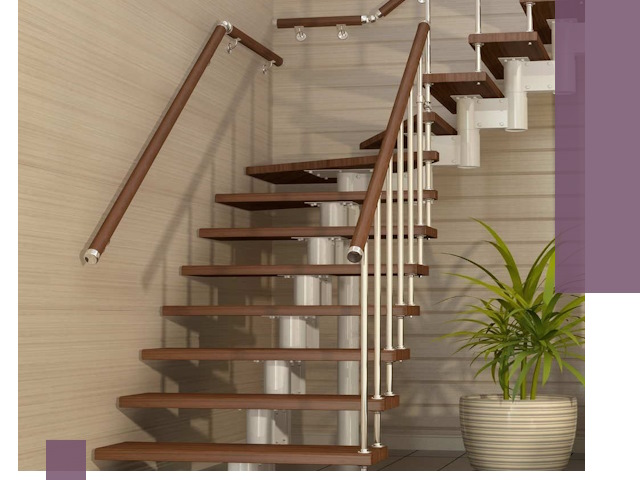 Изготовление модульных лестниц под ключ в Сасове