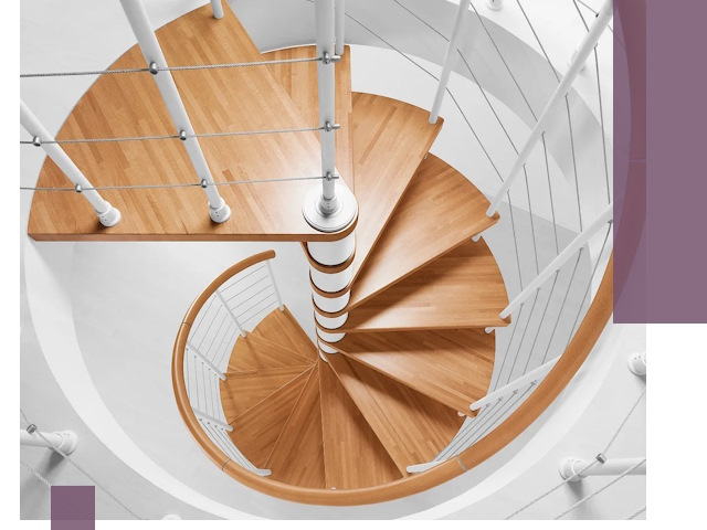 Изготовление винтовых лестниц под ключ в Сасове