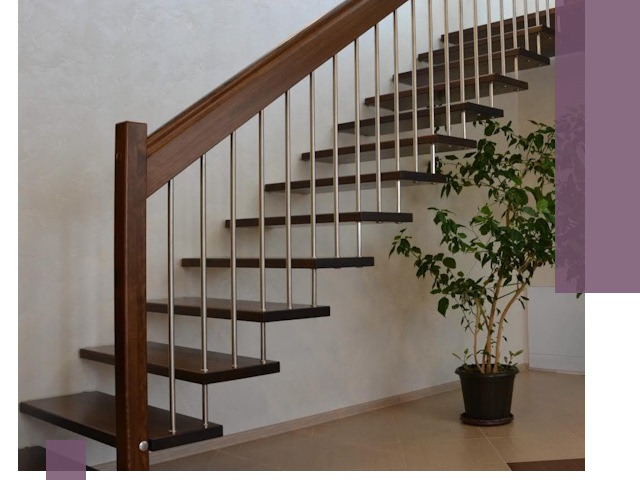 Лестницы на больцах под ключ в Сасове – изготовление и монтаж