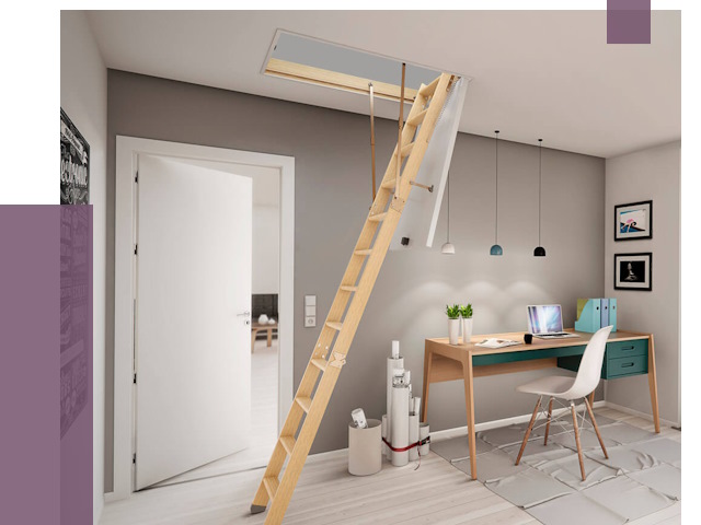 Чердачные лестницы в Сасове — от 14400 руб. | ПРОЛЁТ-Ссв