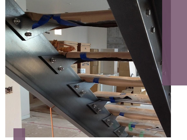 Усиление лестничных конструкций и усиление опор в Сасове