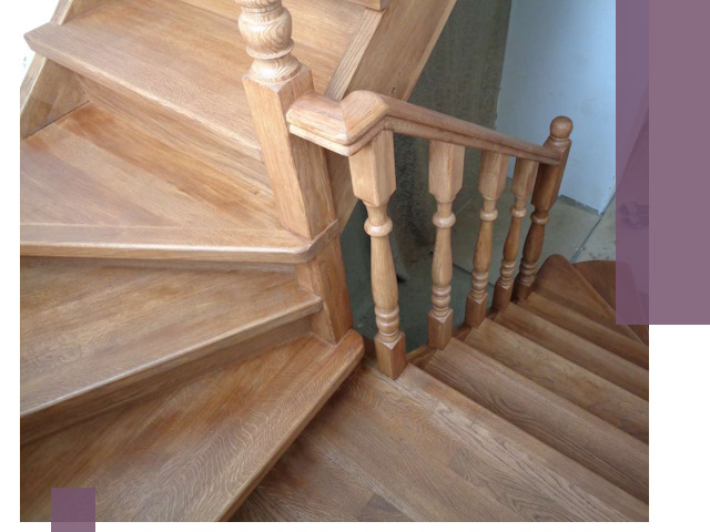 Дубовые лестницы под ключ в Сасове: изготовление и монтаж