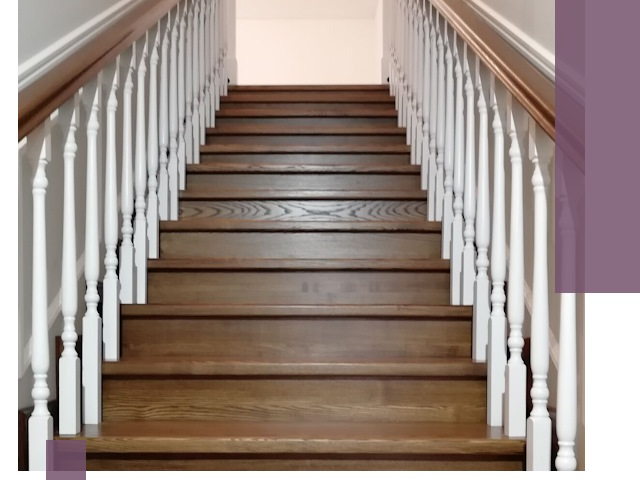 Лестницы из ясеня на заказ в Сасове — изготовление и монтаж