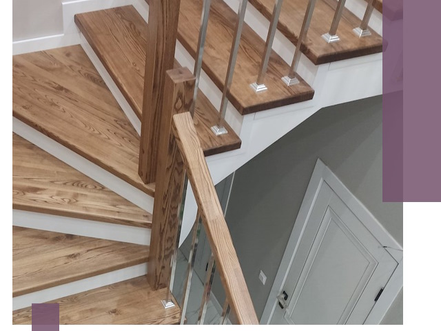 Обшивка металлических лестниц под ключ в Сасове