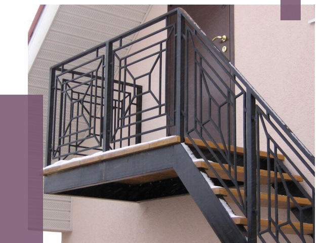 Металлические перила в Сасове от 4244 руб.  | ПРОЛЁТ-Ссв