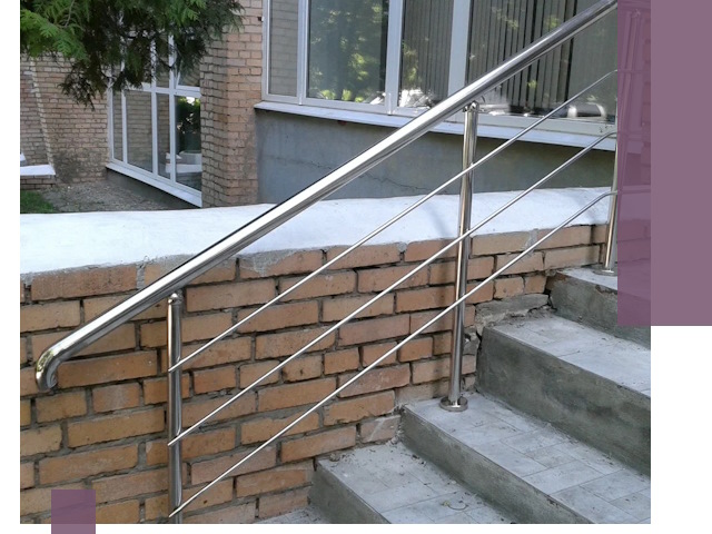 Перила из нержавеющей стали высокого качества в Сасове
