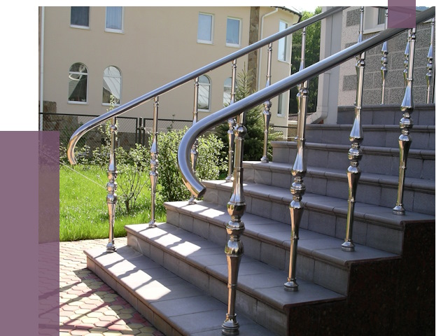 Перила для крыльца в Сасове от 10610 руб. — монтаж ПРОЛЁТ-Ссв