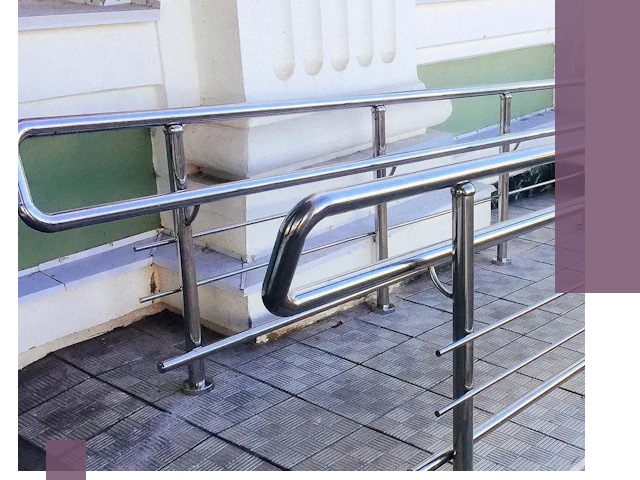 Ограждения пандусов из металла и нержавейки в Сасове
