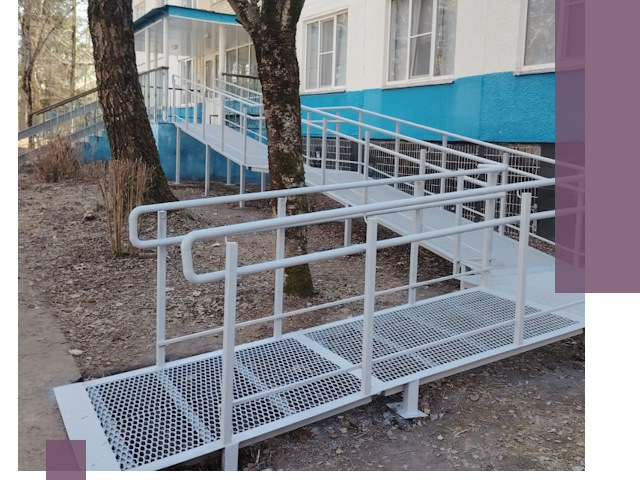 Пандусы под ключ в Сасове: изготовление, монтаж и демонтаж