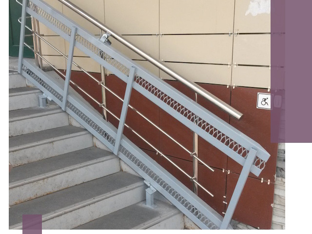 Изготовление откидных пандусов под ключ в Сасове