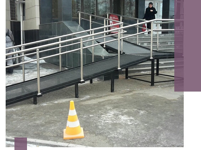 Стационарные пандусы под ключ в Сасове — изготовление и монтаж