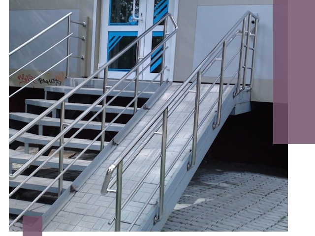 Пандус на крыльцо под ключ в Сасове: монтаж и изготовление