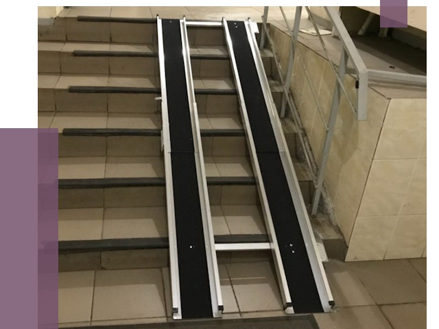 Установка пандуса в подъезд в Сасове от 7882 руб. под ключ | ПРОЛЁТ-Ссв