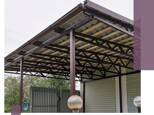 Навесы под ключ в Сасове: изготовление, монтаж и гарантия