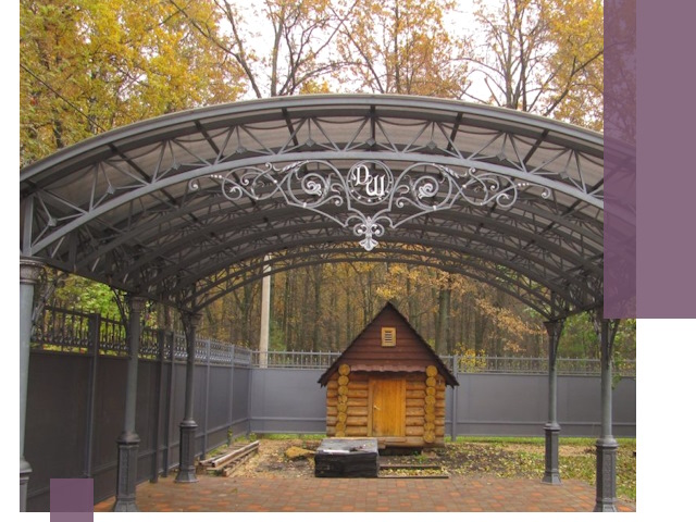 Кованые навесы премиум-класса под заказ в Сасове