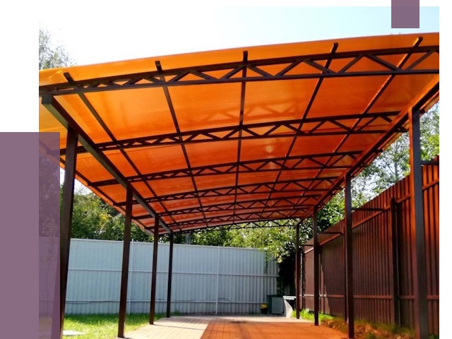 Односкатные навесы под ключ в Сасове от 12985 руб. 