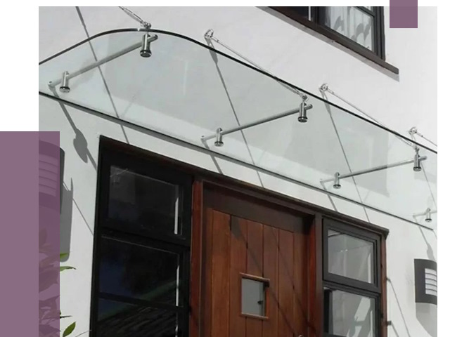 Стеклянные козырьки в Сасове от 18694 руб. | ПРОЛЁТ-Ссв