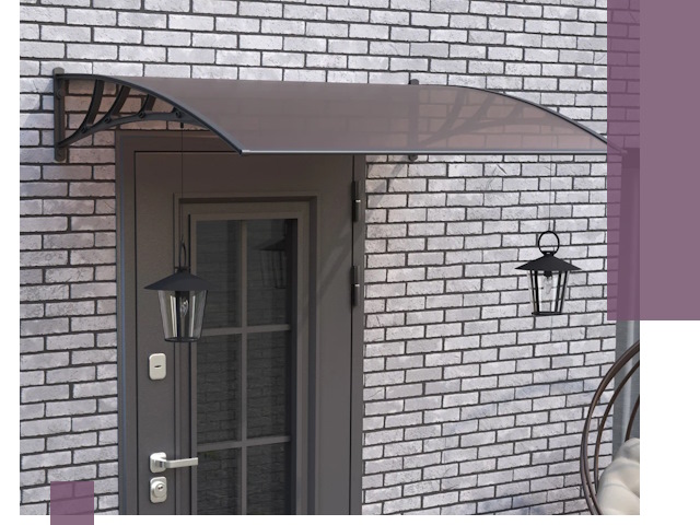 Недорогие козырьки и навесы под ключ в Сасове