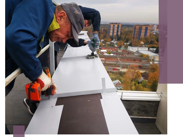 Монтаж парапетов в Сасове — установка прочных металлических ограждений