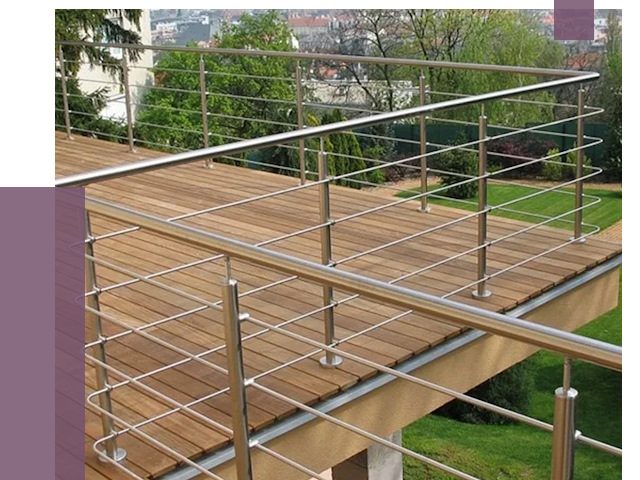 Алюминиевые парапеты в Сасове под ключ от 7680 руб. 