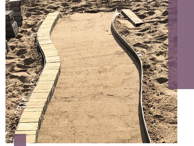 Металлические бордюры для тротуаров в Сасове — прочные и долговечные