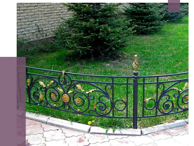 Кованые газонные ограждения в Сасове от 7528 руб. — ПРОЛЁТ-Ссв