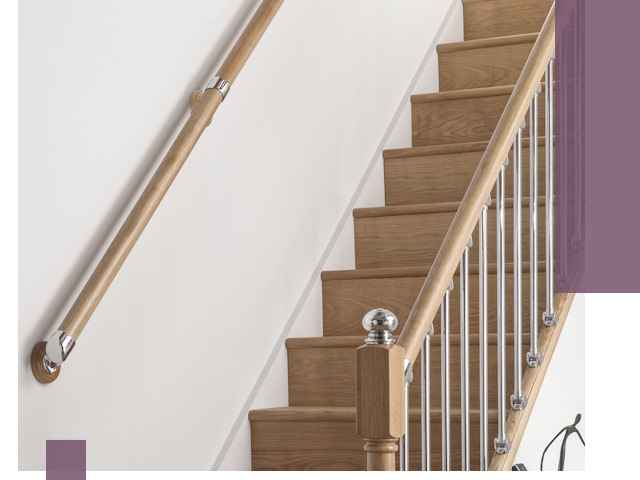 Пристенные поручни из стали и нержавейки под монтаж в Сасове