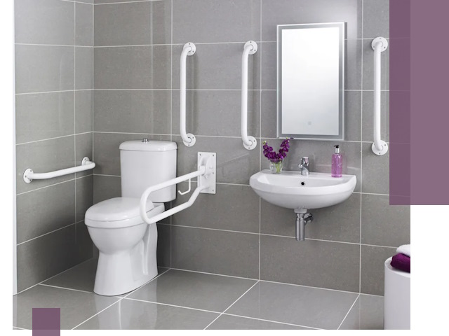 Поручни для санузлов в Сасове: установка, ремонт и монтаж