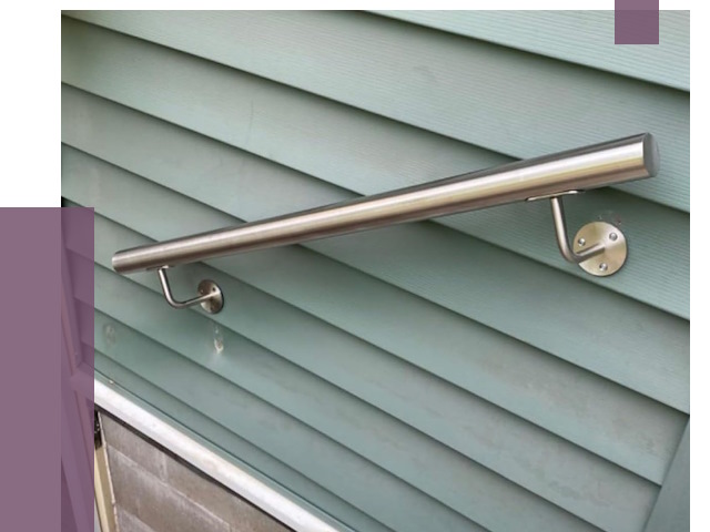 Поручни из нержавеющей стали в Сасове от 7579 руб.  | ПРОЛЁТ-Ссв